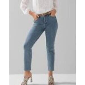 White House Black Market High-Rise Straight Sculpt Jeans – Size 1